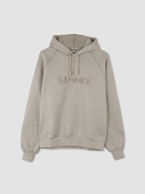 Sweatshirt with embroidered logo