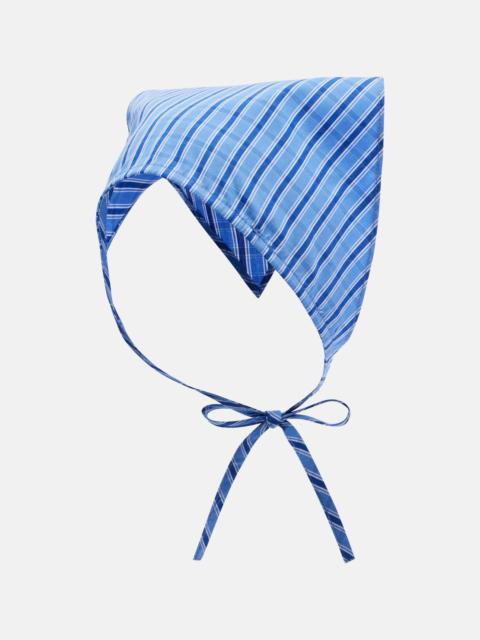 Lucia checked cotton scarf