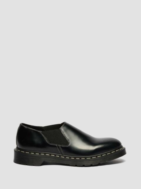 LOUIS Smooth Leather Slip On Shoes
