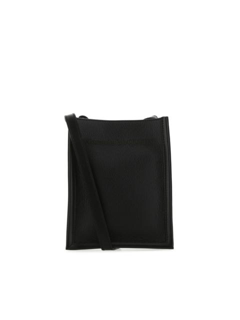 structured leather crossbody bag