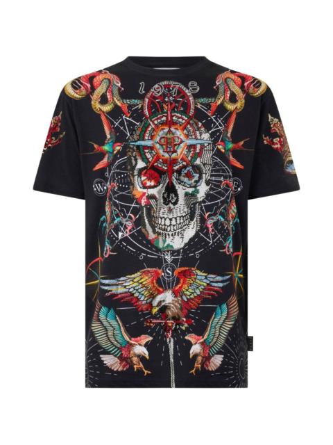 print-detail T-shirt