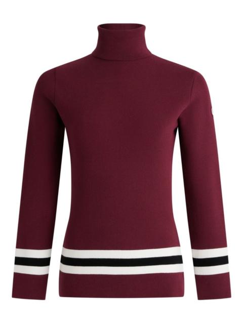 Judith roll-neck striped sweater
