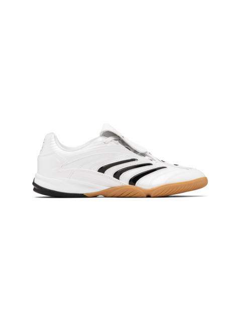 White Faux-Leather Predator Sala Sneakers