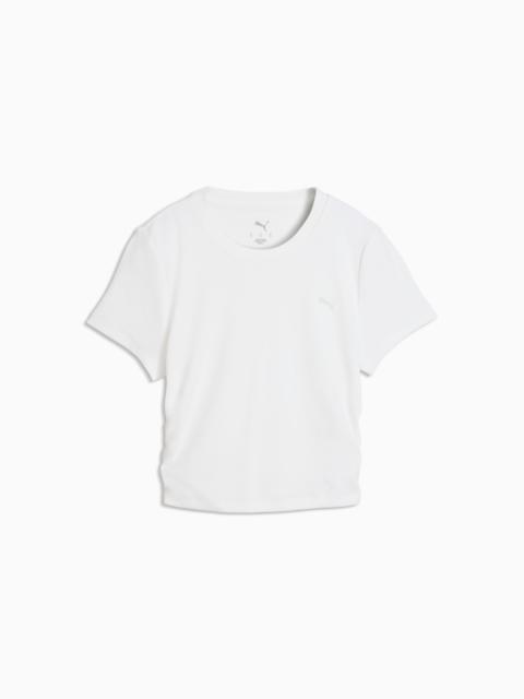 Cloudspun Ultra Soft Women's Ribbed Crop Training Tee