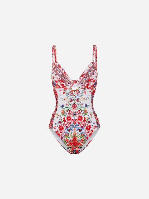 KNOT FRONT PANELLED ONE PIECE