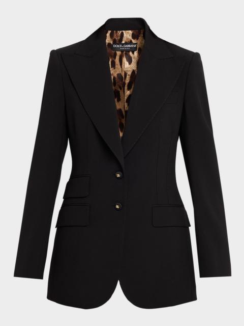 Turlington Woolen Single-Breasted Jacket