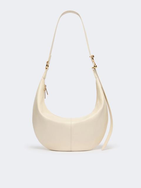 Nappa leather hobo bag - VANILLA