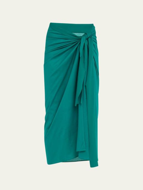 Peplum Long Sarong with Belt