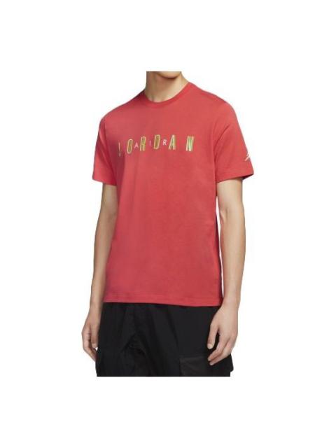 Air Jordan SPORT DNA Short Sleeve Round Neck Tops Small Red CN3331-631
