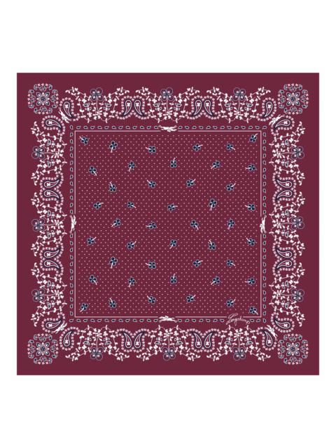 French Bandana Silk scarf 50 Pomegranate - OTHER