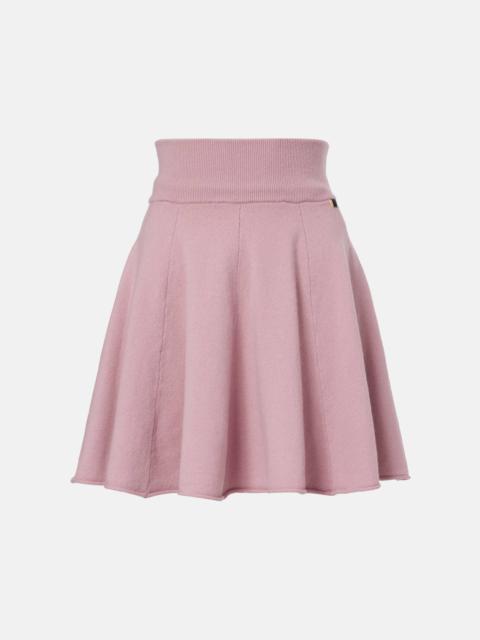 N°379 Girl cashmere-blend miniskirt