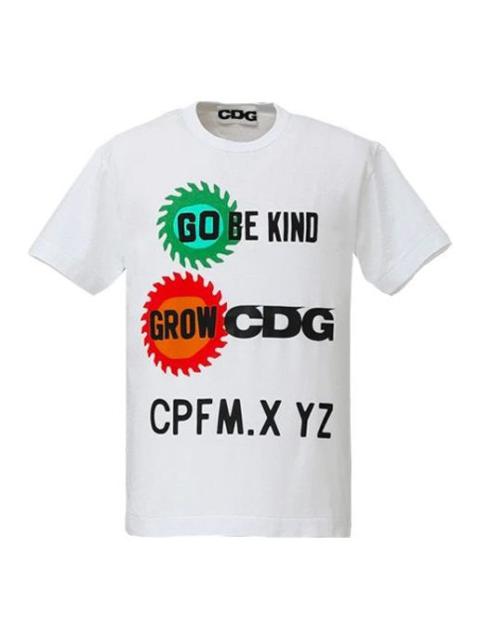 COMME des GARCONS CDG x Cactus Plant Flea Market Round collar Short-sleeve Tee 'White' SZ-T039