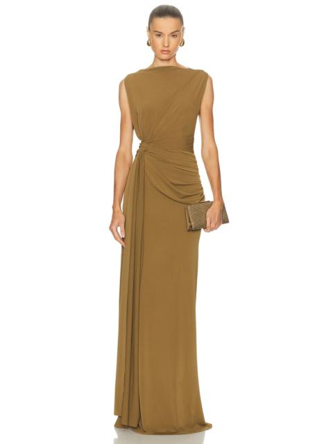 Sleeveless Twist Gown
