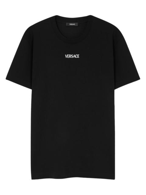 embroidered-logo T-shirt