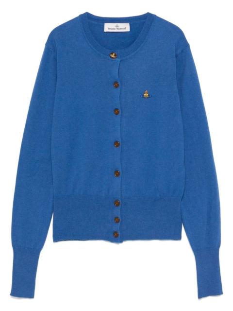 Orb-embroidered cardigan