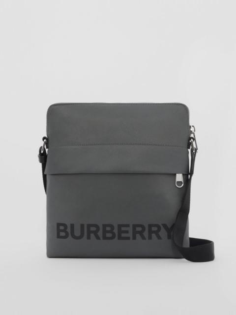 Logo Print Nylon Crossbody Bag