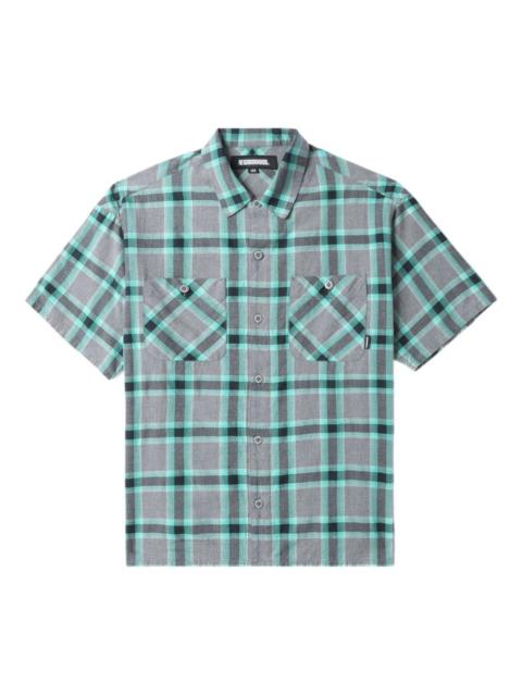 checked patch-pocket shirt