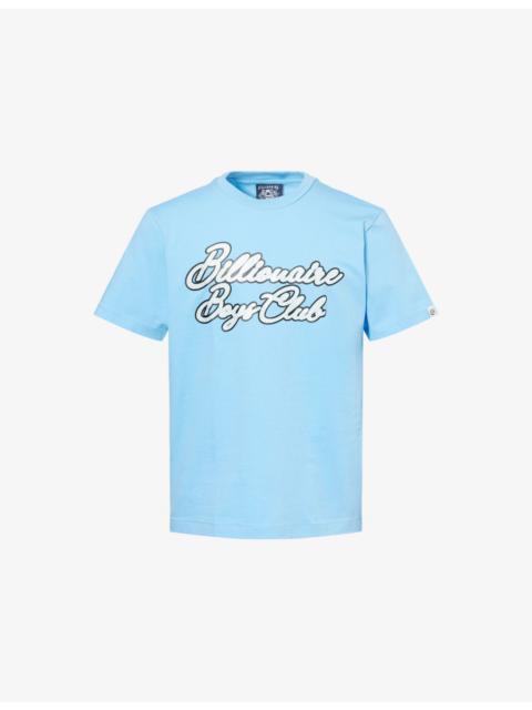 Diamond Script Logo Cotton-Jersey T-Shirt