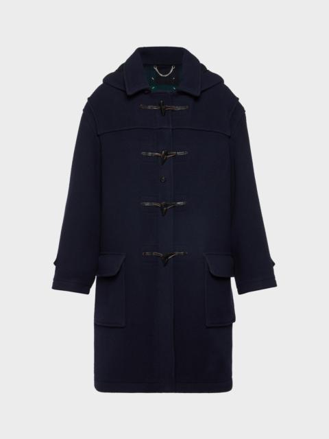 Reversible wool coat