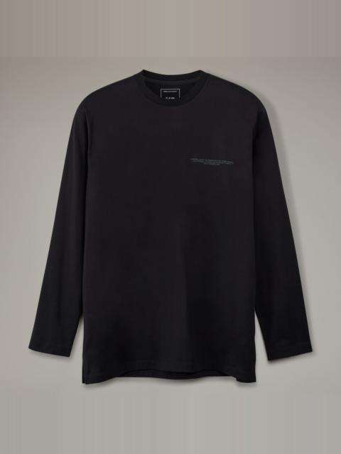 Y-3 Logo Long Sleeve Tee