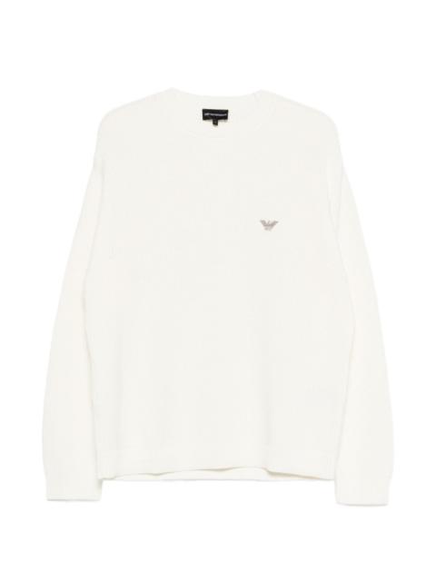 logo-patch sweater