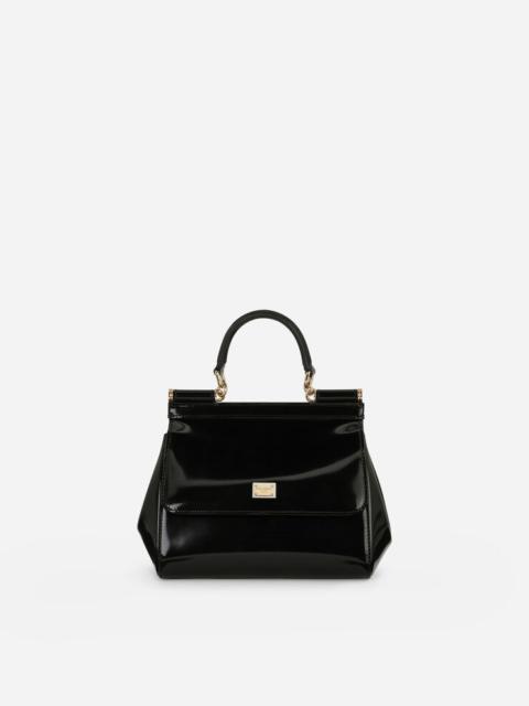 Small Sicily bag in polished calfskin
