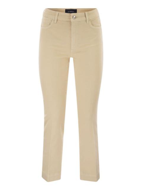 Sportmax Enna - Denim Pants With Mini Flare Line