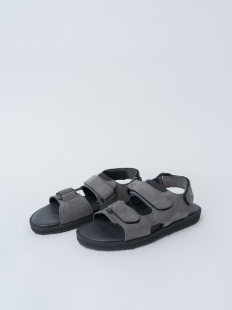 1837NL British Military Sandal - Dark Gray Nubuck (men's)