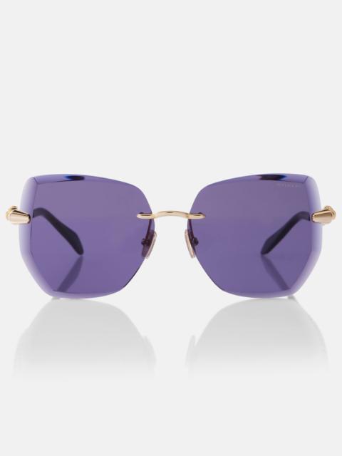 Serpenti Viper oversized sunglasses