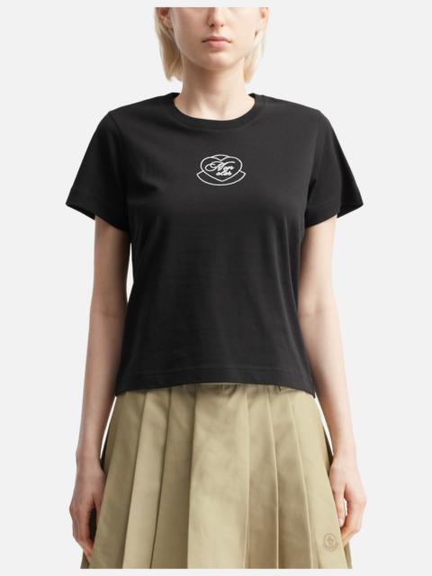 EMBROIDERED HEART LOGO COTTON T-SHIRT