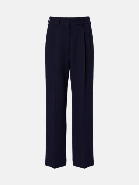 Resolute virgin wool straight pants