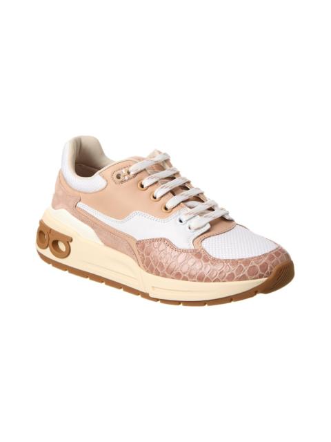 Ferragamo Cosma Low Leather Sneaker