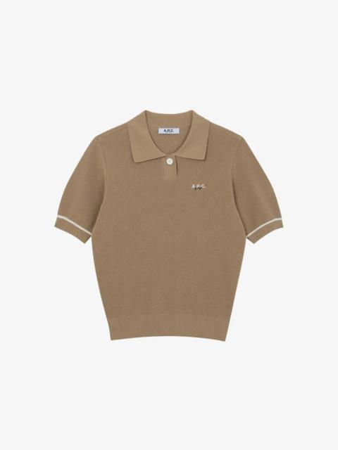 POLO WITH CONTRAST COLLAR