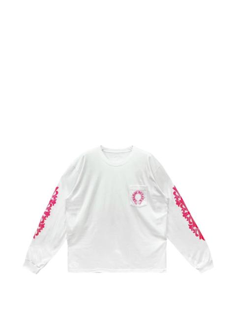 horseshoe-motif long-sleeve T-shirt