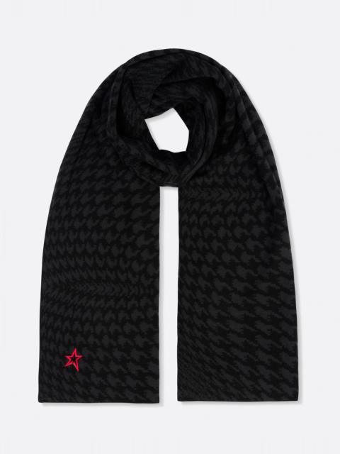 Houndstooth Merino Wool Scarf