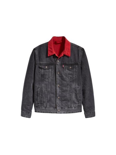 Air Jordan x Levis Reversible Trucker Jacket Black/Red