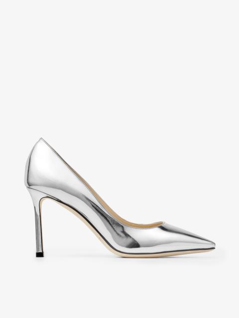 Romy 85
Silver Liquid Metal Leather Pumps