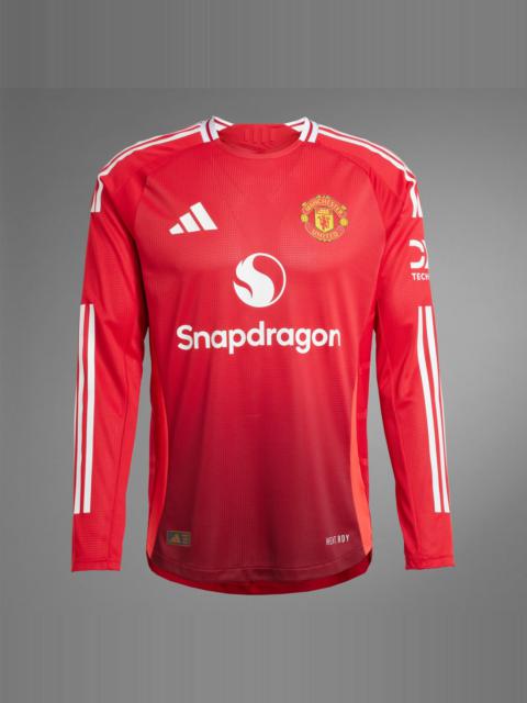 Manchester United 24/25 Long Sleeve Home Authentic Jersey