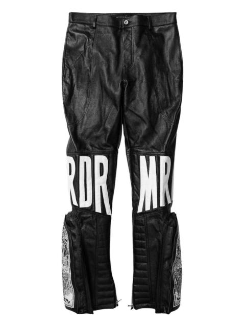 MRDR "Black" leather trousers
