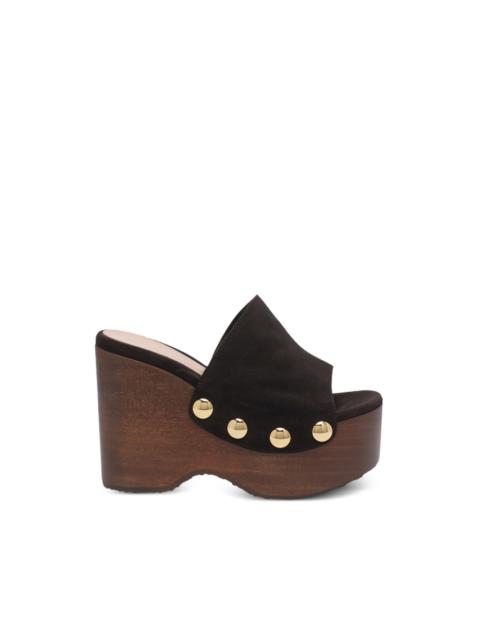 115mm button detail sandals