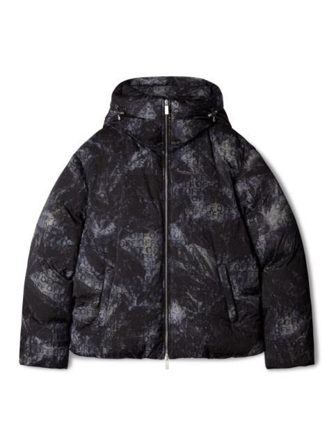 Off Ao Jacq Zip Down Puffer Black No Col
