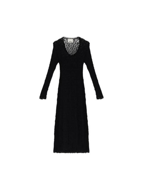 Belsane guipure lace dress