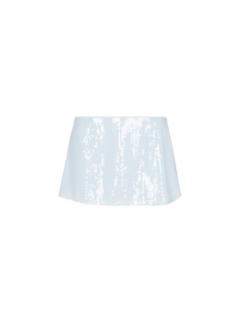 MICRO MINI SKIRT - GLACIER