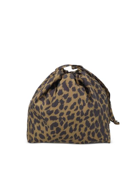 animal-print tote bag