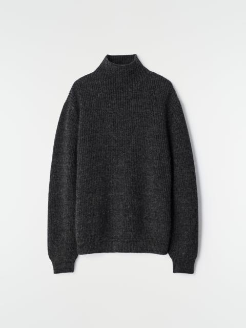 HIGH NECK SWEATER IN YAK ALPACA