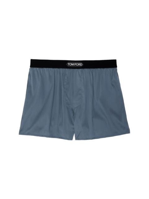 Gray Silk Boxers
