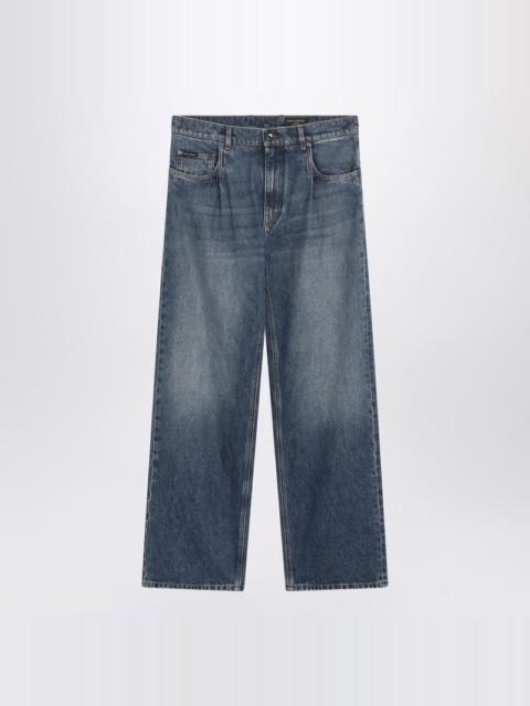 Dolce&Gabbana Blue Washed Over Jeans Men