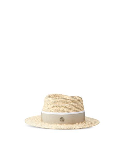 André ribbon-detailed fedora hat