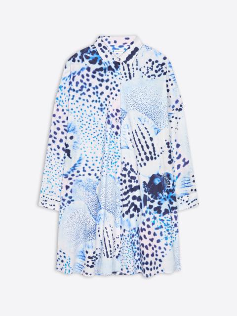 PRINTED SHIRT DRESS