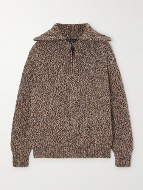 Alpe Granus Cashmere Half-zip Sweater